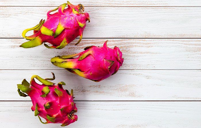 Dragonfruit, also known as pitaya