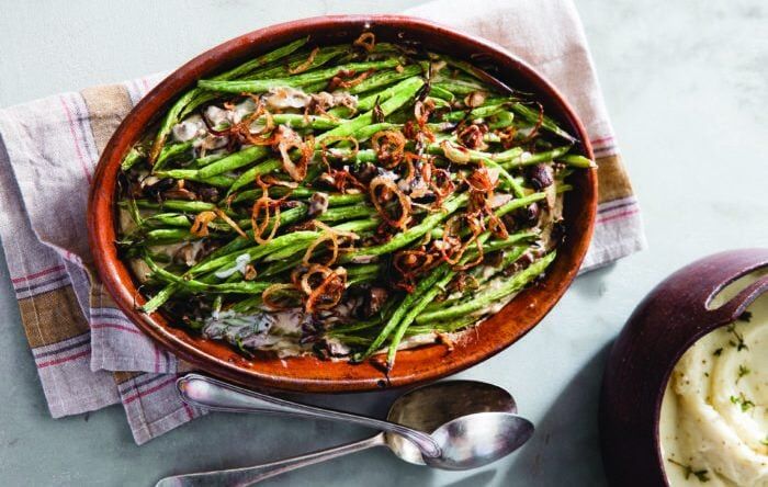 Green Bean Casserole with Crispy Shallots Recipe | Clean Plates