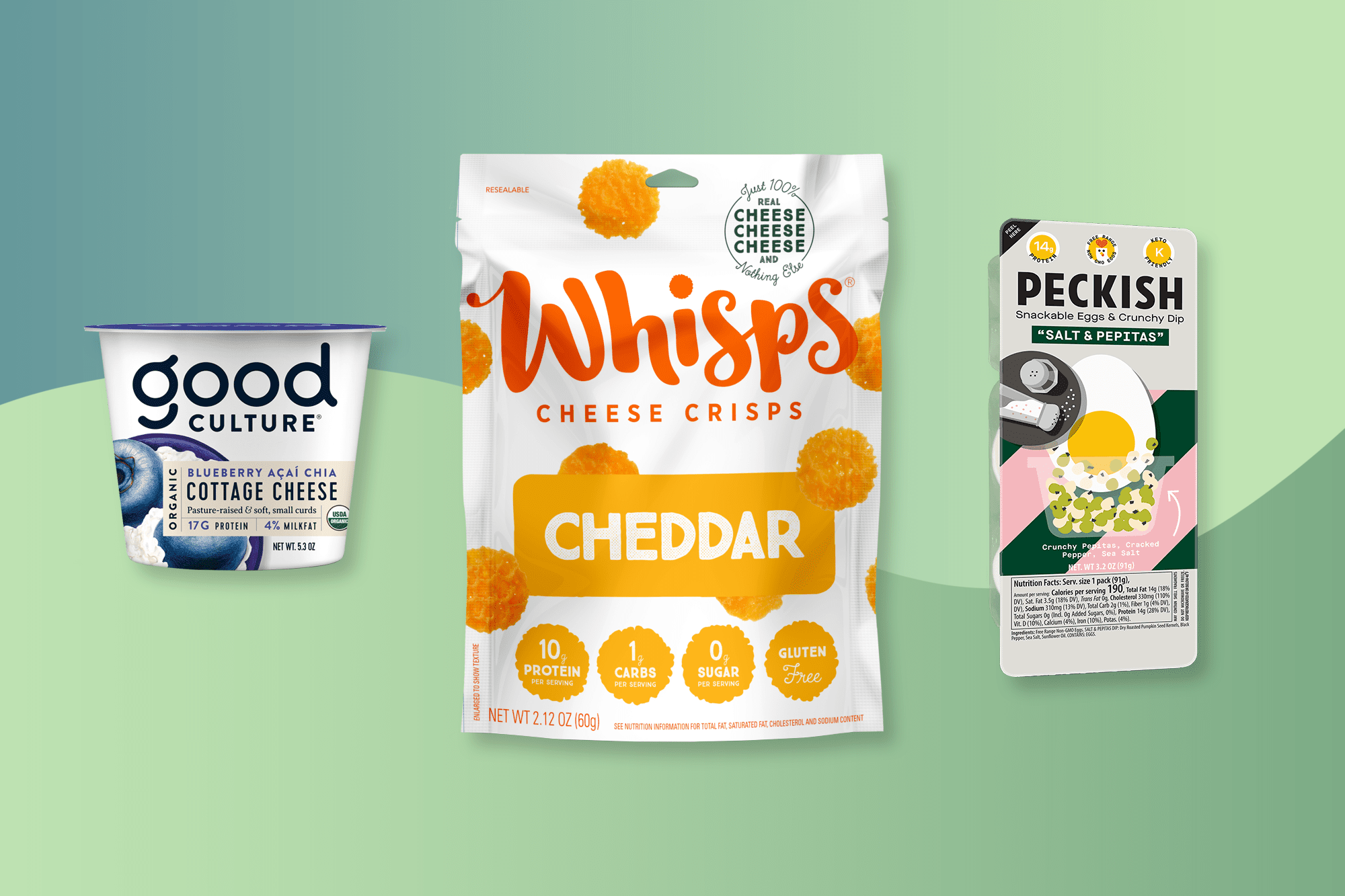 10 Surprisingly Tasty High-Protein Snacks From the Grocery Store image.