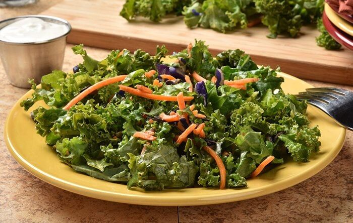 Kale carrot salad