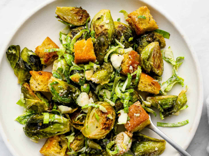 brussels sprouts caesar salad
