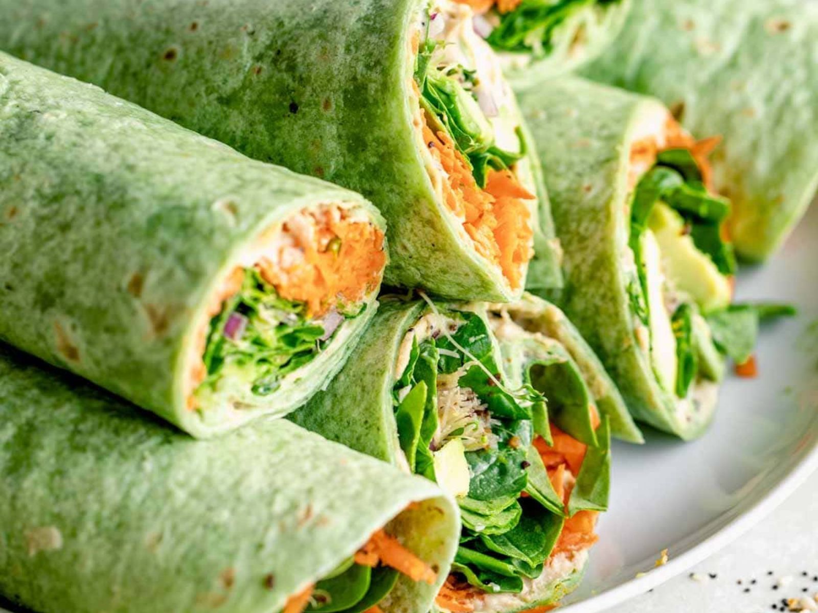 spinach wraps, Courtesy of Healthy Seasonal Recipes